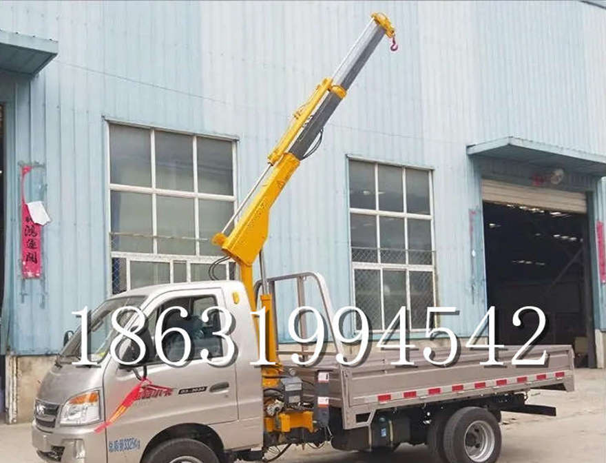 株洲市随车吊机改装室内吊机出租1吨电动吊机车间全电动液压吊随车吊机